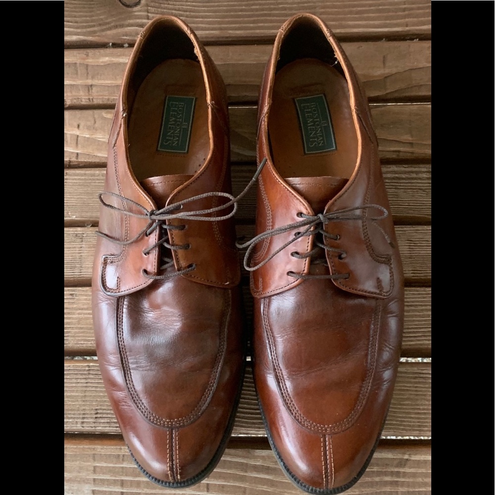 Bostonian Elements Brown Leather Wing Tip Shoes 11
